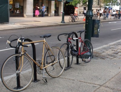 u shaped bike racks