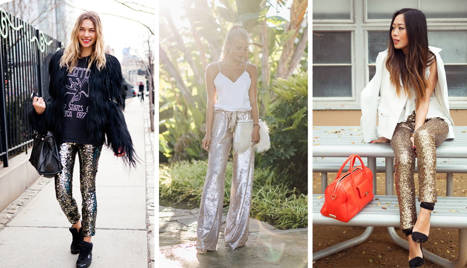 HOW TO STYLE SEQUIN PANTS 