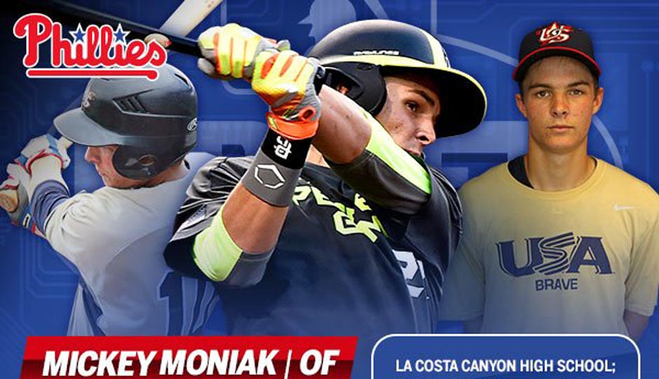 Top pick Mickey Moniak very excited to be a Phillie