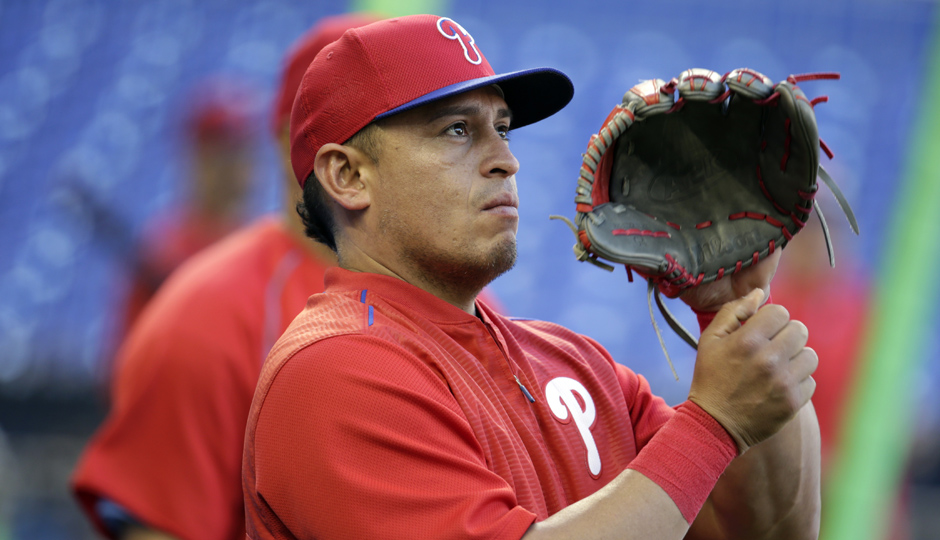Former Phillies Catcher Carlos Ruiz Pitched for Seattle Last Night!