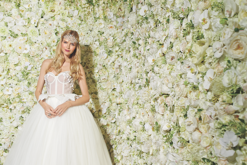 gowns with flowers