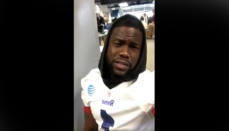 WATCH: Kevin Hart Practices With the LA Rams
