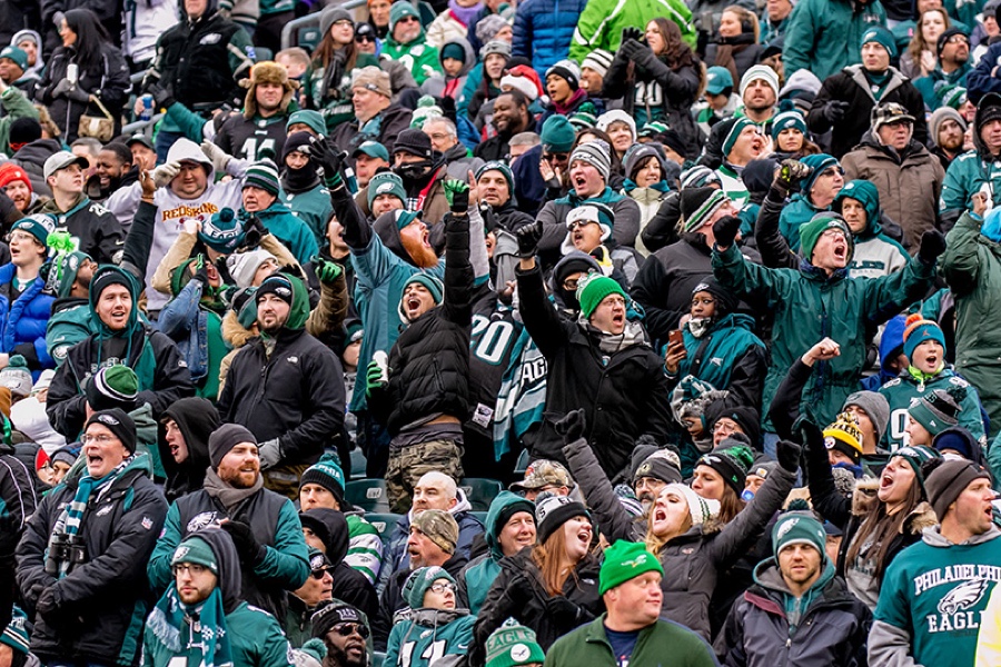 IBX Sponsors Underdog masks for Eagles Fans