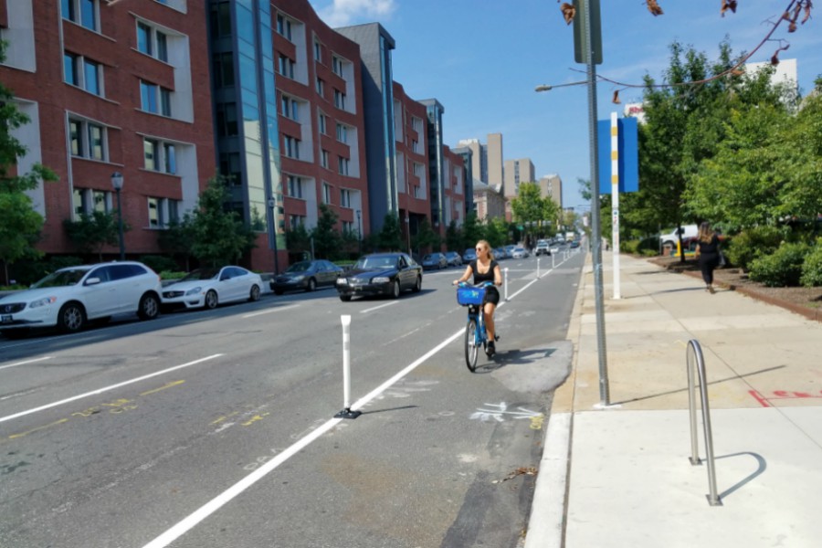 segregated bike lanes