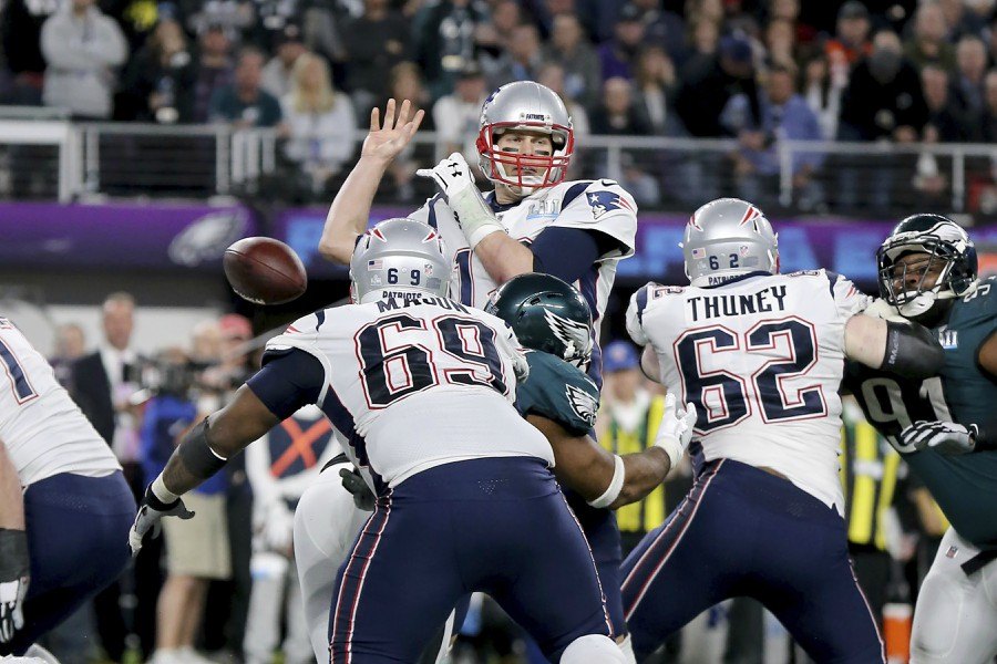 Tom Brady's Super Bowl fumble will be on a billboard in New England