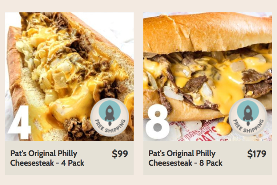 Philly Cheesesteaks - 4 Pack