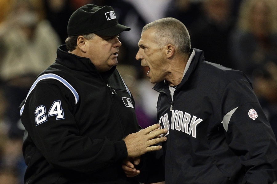 Joe Girardi ejected for arguing check-swing call - Newsday