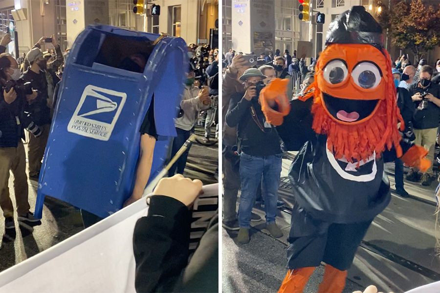 Gritty's 2020 presidential election: How Philadelphia's mascot