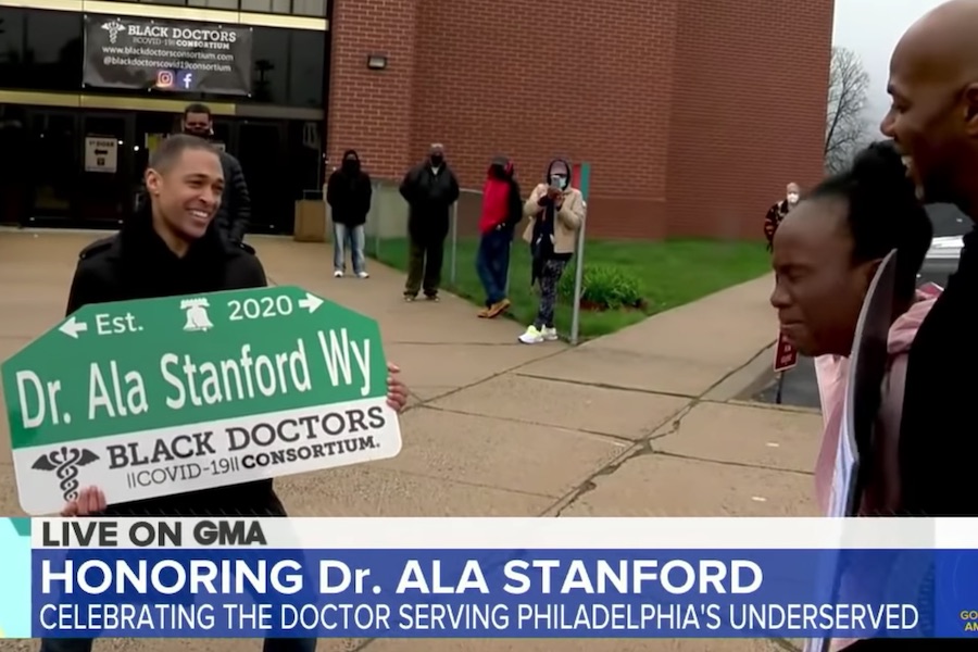 Good Morning America Jumps Gun With Ala Stanford Street Sign