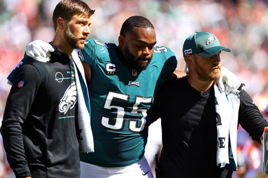 NFL WEEK 2: Philadelphia Eagles DE Brandon Graham injures Achilles