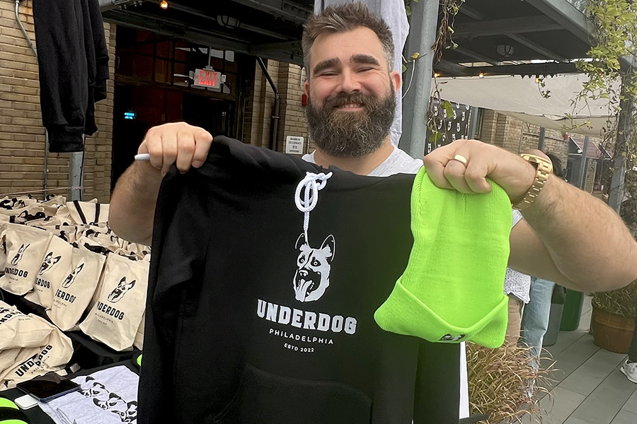 Jason Kelce Launches Underdog Clothing to Benefit New Nonprofit