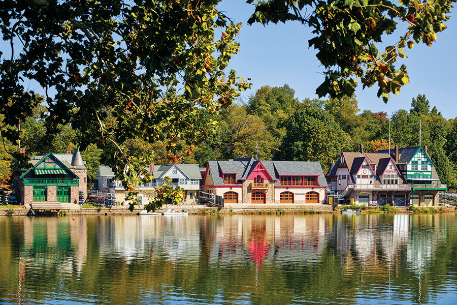 Peek Inside the Renovated Penn Boathouse